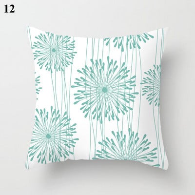 Boho menta zöld párnahuzat dekoratív párnahuzat 45*45 cm modern geometriájú nyomtatás párnahuzat kanapé kanapé kidobó párnahuzat