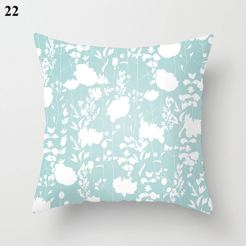 Boho menta zöld párnahuzat dekoratív párnahuzat 45*45 cm modern geometriájú nyomtatás párnahuzat kanapé kanapé kidobó párnahuzat