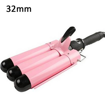 SONOFLY 22mm LCD ondulator de par electric triplu butoi ceramica ondulator par ondulat instrumente de styling anioni încălzire rapidă JF-112