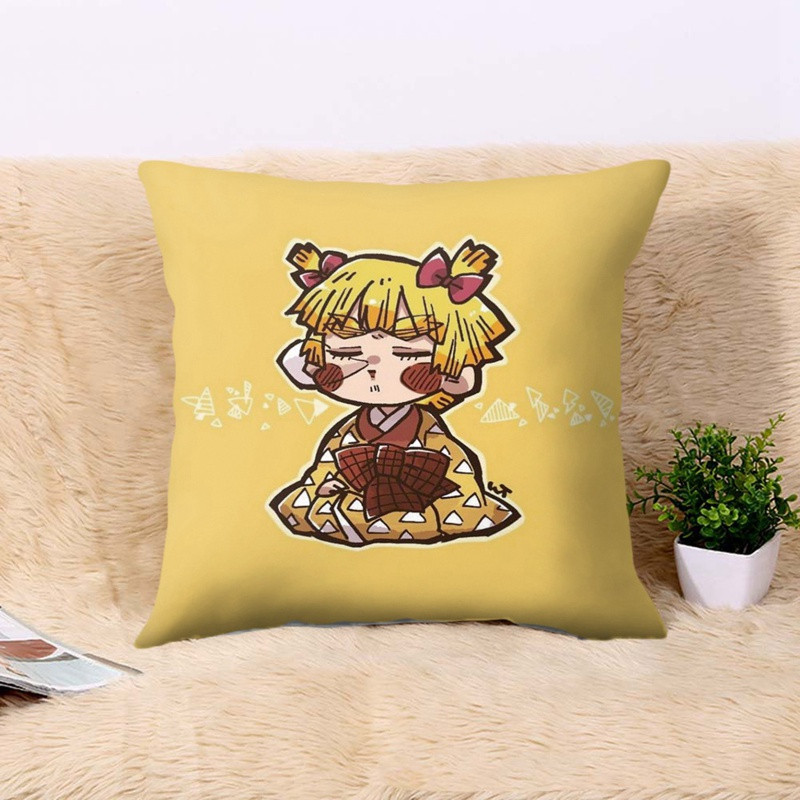 Huse de perne de canapea Cartoon japonez Anime Demon Slayer Perna Scaun Decor Home Față de pernă Față de pernă
