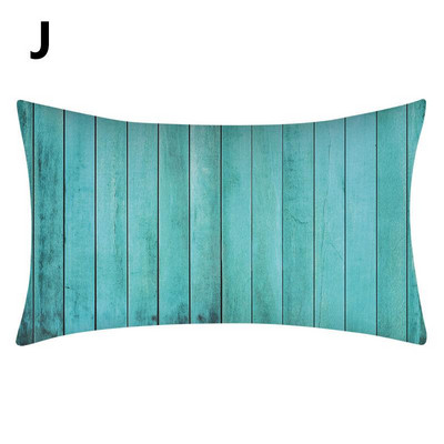 1db lakberendezési párnahuzat védő kékeszöld kék téglalap alakú ágyéki párnahuzat párnahuzat 30x50cm