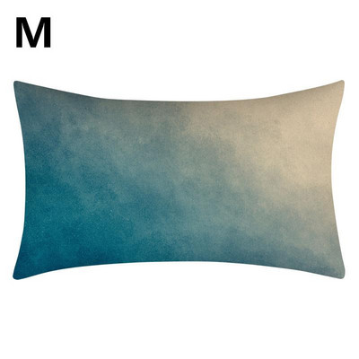 1db lakberendezési párnahuzat védő kékeszöld kék téglalap alakú ágyéki párnahuzat párnahuzat 30x50cm