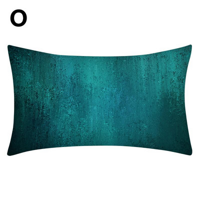 1db lakberendezési párnahuzat védő kékeszöld kék téglalap alakú ágyéki párnahuzat párnahuzat 30x50cm