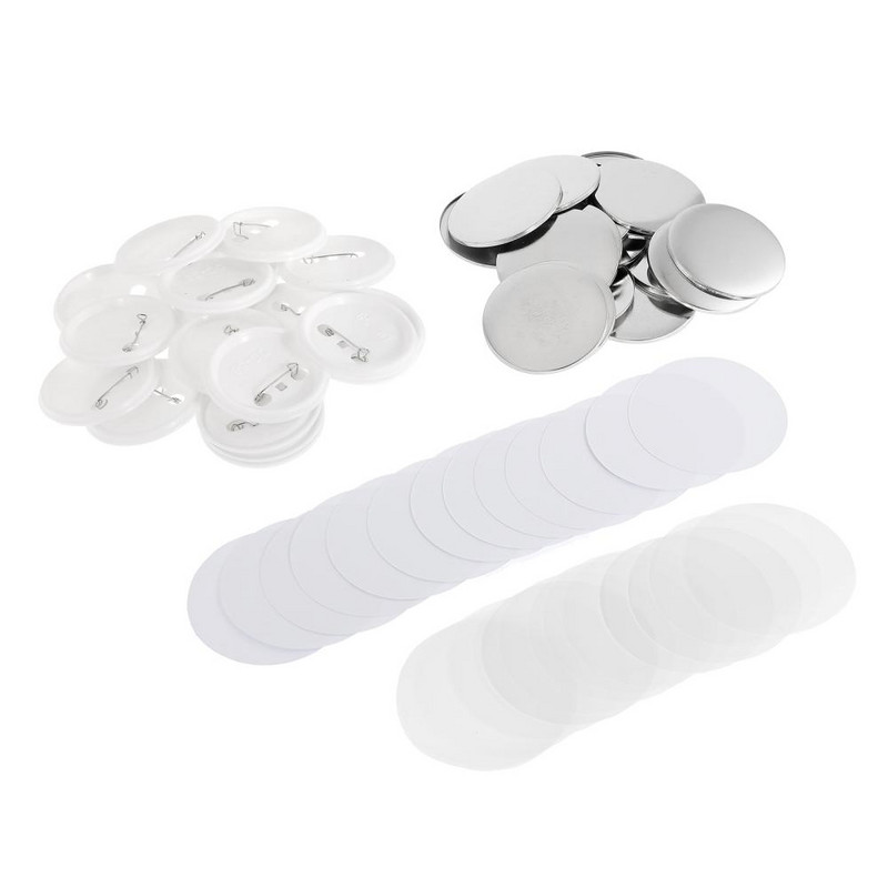 Mygtukų ženkliukų gamybos mašina 37 mm 44 mm „pasidaryk pats“ smeigtukų kūrimo rinkinys Formos ženklelių perforavimo presas su apskrito pjaustytuvo 200 rinkinių mygtukų dalimis