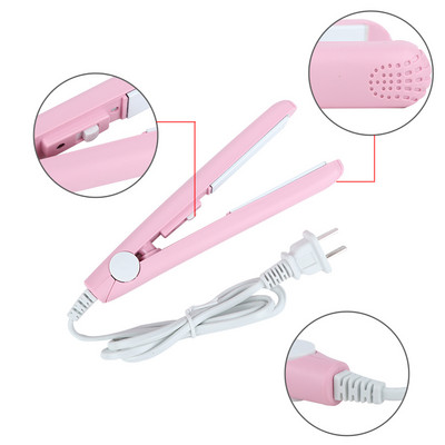 2 vienā turmalīna keramikas matu taisnošanas gludekļi matu taisnotājs lokotājs Keramikas plakana dzelzs turmalīna plākšņu sildīšanas veidošana