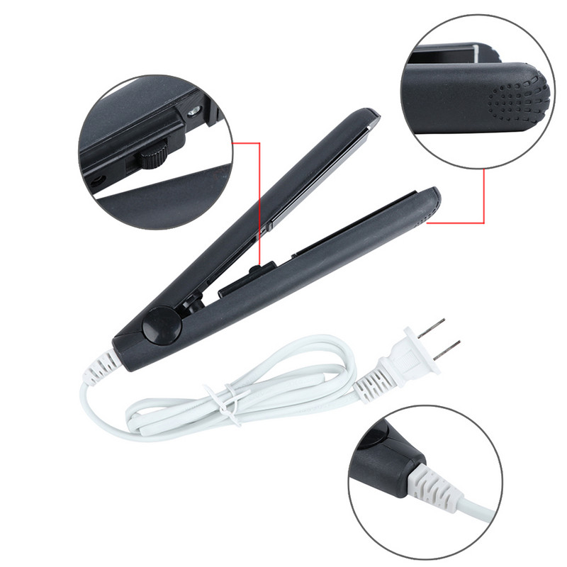 2 vienā turmalīna keramikas matu taisnošanas gludekļi matu taisnotājs lokotājs Keramikas plakana dzelzs turmalīna plākšņu sildīšanas veidošana