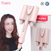 Hajcsavaró hármas hordók kerámia hajsütővas nagy hullám mély hullámos sín tojástekercsek elektromos gyors, automatikus hajformázó eszközök