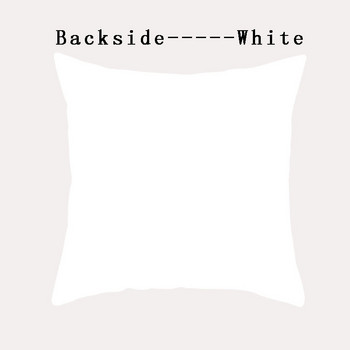 Сива ниска бяла цветна шарка Калъфка за декорация на дома Квадратна калъфка за домашен офис Декорация Калъфка за възглавница