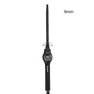 SONOFLY 9/13/25 mm super tenká kulma na vlasy s keramickým LCD displejom, nastavenie teploty, profesionálny stylingový nástroj SH-8603