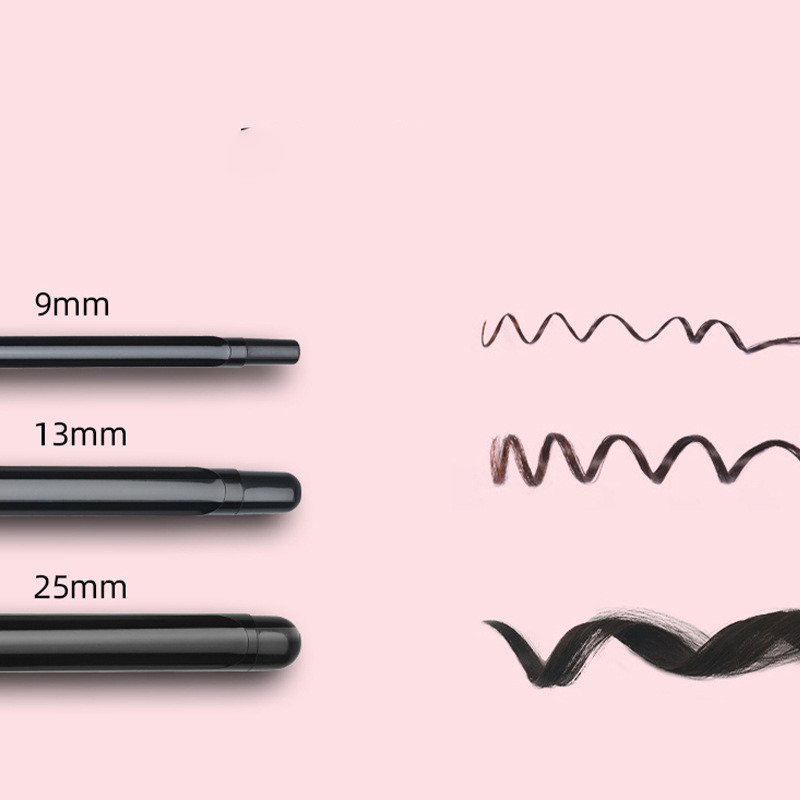 SONOFLY 9/13/25 mm super tenká kulma na vlasy s keramickým LCD displejom, nastavenie teploty, profesionálny stylingový nástroj SH-8603