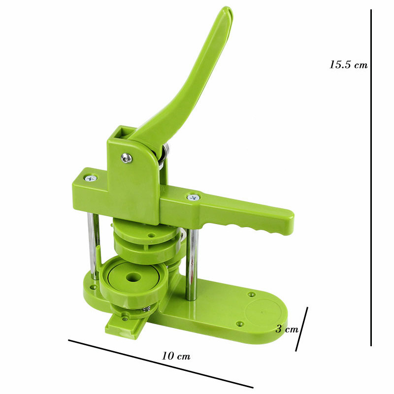 DC-108 25MM/58MM ženkliukų gaminimo mašina su 500-100 rinkinių apskritimu Gamyba mygtuko dalys Metalo tinkintos lakšto etiketės presavimas kaiščiams