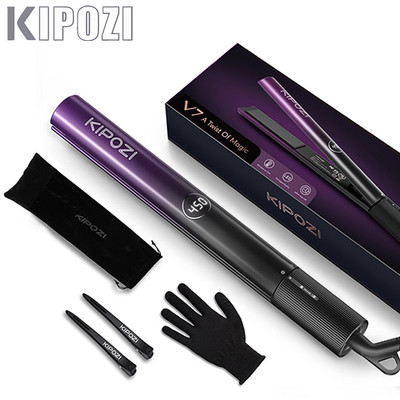 KIPOZI hajvasaló V7/V5 elektromos vaslemezes állandó szabályozású fűtés Azonnali felmelegedés automata professzionális gép Home