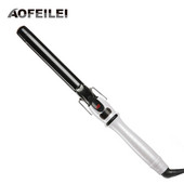 2017 Vanzare Real profesionale automate ondulator de par role Ceramic Cone Salon Fier de curling Bagheta Instrument de coafura ondulat electric