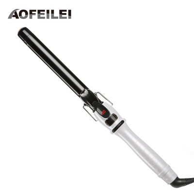 2017 Vanzare Real profesionale automate ondulator de par role Ceramic Cone Salon Fier de curling Bagheta Instrument de coafura ondulat electric