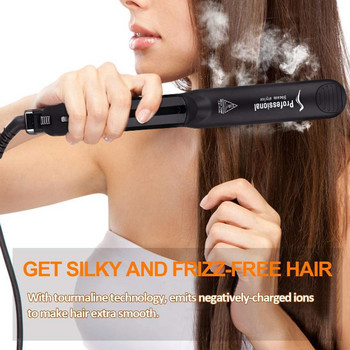 Επαγγελματικό ισιωτικό μαλλιών με ατμό 2 σε 1 Εργαλείο styling για μπούκλες ισιώματος κομμωτηρίου με κεραμικό ατμό