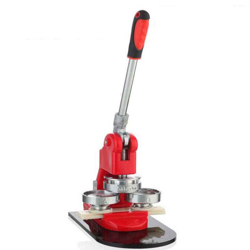 25 mm / 32 mm / 44 mm / 58 mm / 75 mm ženkliukų mygtukų gamybos mašina