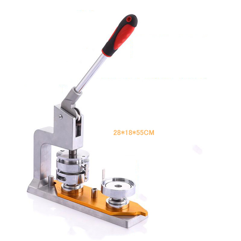 25 mm / 32 mm / 44 mm / 58 mm / 75 mm ženkliukų mygtukų gamybos mašina