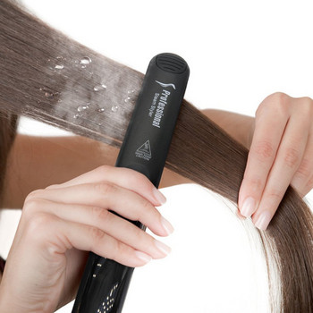 Επαγγελματικό ισιωτικό μαλλιών με ατμό Θεραπεία με λάδι Argan 450F Γρήγορη θέρμανση τουρμαλίνη κεραμικό επίπεδο σίδερο Εργαλεία περιποίησης μαλλιών