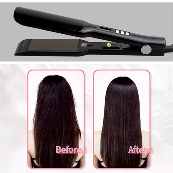 Σίδερο ισιώματος μαλλιών Nano-Titanium Straightening Iron Keratin Flat Irons 470℉ MCH Fast Heating Styler High Temperature Styler