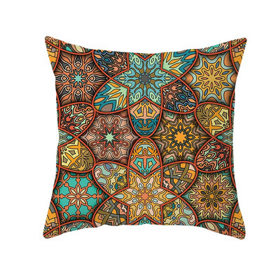Mandala párnahuzat huzat Dekoratív párnahuzat Mandala párnahuzat Mandala mintás párnahuzat huzat Mandala párna kussensloop
