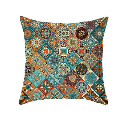 Mandala párnahuzat huzat Dekoratív párnahuzat Mandala párnahuzat Mandala mintás párnahuzat huzat Mandala párna kussensloop