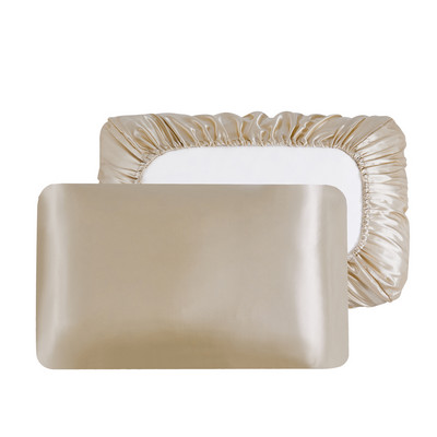 JuwenSilk Bandă elastică cu memorie Față de pernă Față de pernă din mătase 100% satin Fete de pernă de culoare solidă Fete de pernă Fete de pernă