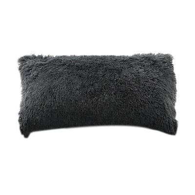 1/2 komada čupave jastučnice, plišane jastučnice, pahuljaste ukrasne jastučnice, jednobojne jastučnice, posteljina, 50x70 cm