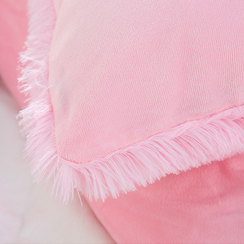 1/2 komada čupave jastučnice, plišane jastučnice, pahuljaste ukrasne jastučnice, jednobojne jastučnice, posteljina, 50x70 cm