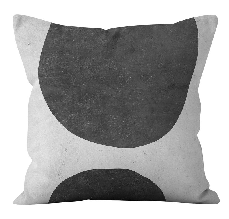 45*45cm Négyzet alakú párnahuzat Egyszerű nyomtatási párnahuzat Plant Absztrakt festés Párnacipő Kanapé párnahuzat Otthoni kellékek
