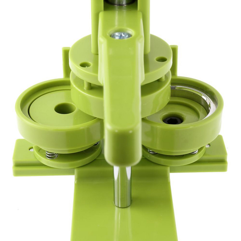 37 mm ženkliukų perforatoriaus presavimo mašinėlės kaiščio mygtuko „pasidaryk pats“ gaminimo rinkinys su 200 apskritimo mygtuko dalimis ir tuščiu popieriumi veidrodiniam raktų pakabukui