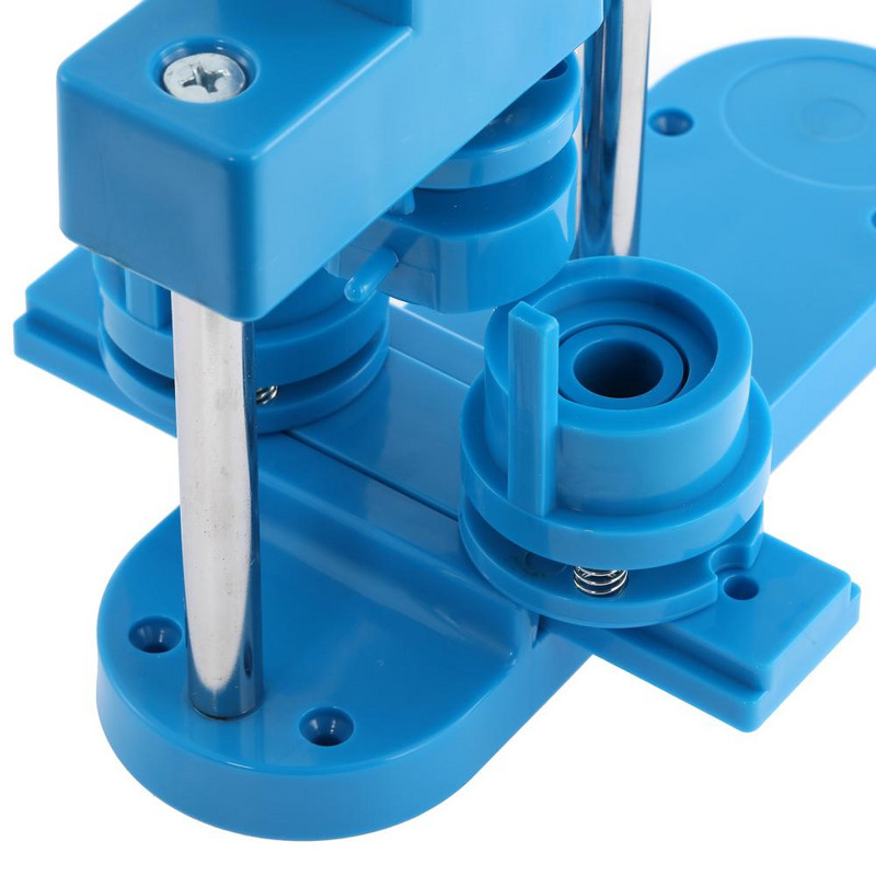 Mygtukų ženkliukų gamybos mašina „pasidaryk pats“ ženkliukų smeigtukų gaminimo rinkinys su 200 rinkinių Medžiagos 25/37/58 mm spaudos ženkliukų perforavimo presas