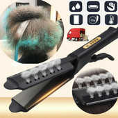 Pegla za kosu Četverobrzinska prilagodba temperature Keramički turmalin Lonic Flat Iron Uvijač za kosu Uvijač za žensku kosu