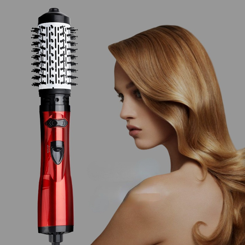 Többfunkciós forró hajfésű hajszárító és térfogatnövelő forgóhengerkefe Salon Hot Air Brush Styler hajvasaló hajcsavaró fésű