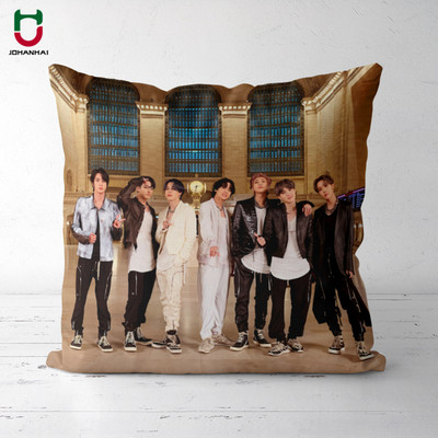 Kpop Cushion Kpop Μαξιλαροθήκη Λούτρινη μαξιλαροθήκη DIY 10A Κάλυμμα μαξιλαριού Τετράγωνο Poszewka 40x40CM 45x45CM