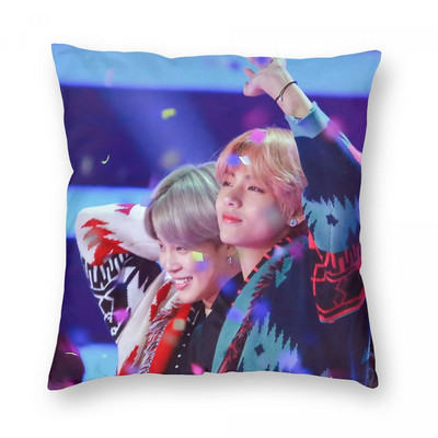 Kpop Párna Kpop Párnahuzat Plüss párnahuzat DIY 10A Párnahuzat Négyzet Poszewka 40x40CM 45x45CM