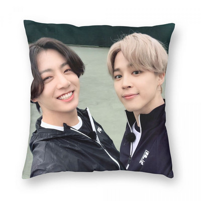 Kpop Párna Kpop Párnahuzat Plüss párnahuzat DIY 10A Párnahuzat Négyzet Poszewka 40x40CM 45x45CM