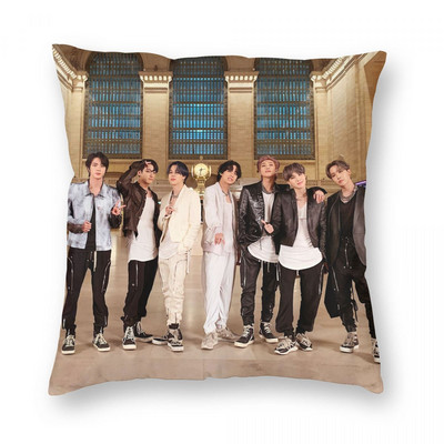 Kpop Párna Kpop Párnahuzat Plüss párnahuzat DIY 10A Párnahuzat Négyzet Poszewka 40x40CM 45x45CM