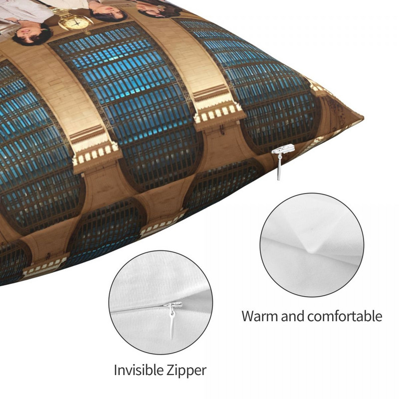 Kpop Párna Kpop Párnahuzat Plüss párnahuzat DIY 10A Párnahuzat Négyzet Poszewka 40x40CM 45x45CM