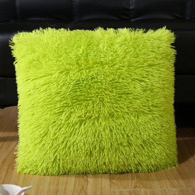 Plišana jastučnica Dekoracija doma Navlake za jastuke Dnevna soba Spavaća soba Sofa Ukrasna jastučnica 43x43cm čupava pahuljasta navlaka
