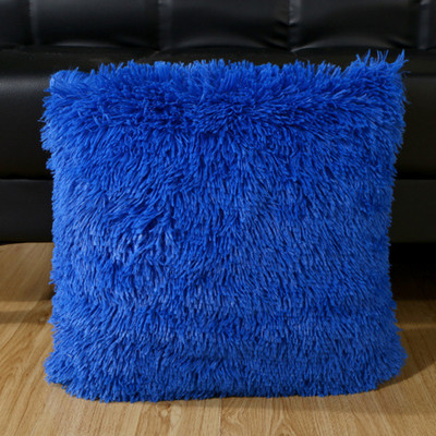 Plišana jastučnica Dekoracija doma Navlake za jastuke Dnevna soba Spavaća soba Sofa Ukrasna jastučnica 43x43cm čupava pahuljasta navlaka