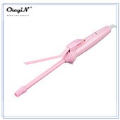 CkeyiN Professzionális 9mm-es Hajcsavaró Mini Hajsütővas Kerámia bevonatú Hajgöndörítő pálca gyapjútekercses hajhengerhez és Waverhez