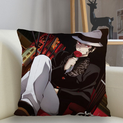 Otthoni dekoráció párnahuzat poliészter Demon Slayer párnahuzat kanapé dekoráció párnahuzat párnahuzat 45x45cm