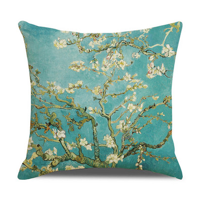 Vintage kunstipadja kate Van Goghi õlimaal Padjapüür Elutoa Diivani kaunistus Padjapüür