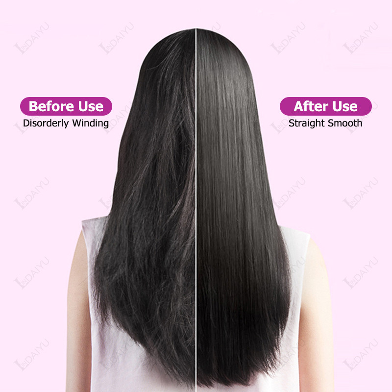 LINDAIYU 3 viename daugiafunkcis elektrinis plaukų tiesintuvas Profesionalus plokščias tiesinamasis suktukas Keramikos formavimo įrankiai