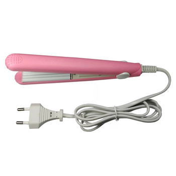 Розово/синьо/лилаво мини електрическа шина Преса за мокра и суха коса Creative Household Corn Clip Curler Преносима маша за коса