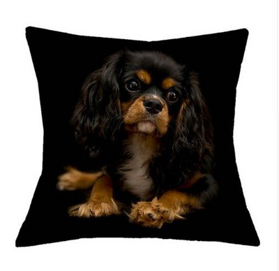 Cavalier King Charles spániel 45x45 cm párnahuzat párnahuzat hálószoba kanapé lakberendezés