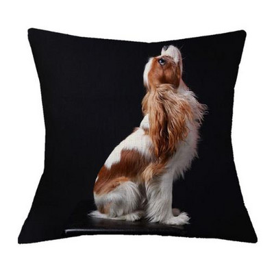 Cavalier King Charles spániel 45x45 cm párnahuzat párnahuzat hálószoba kanapé lakberendezés