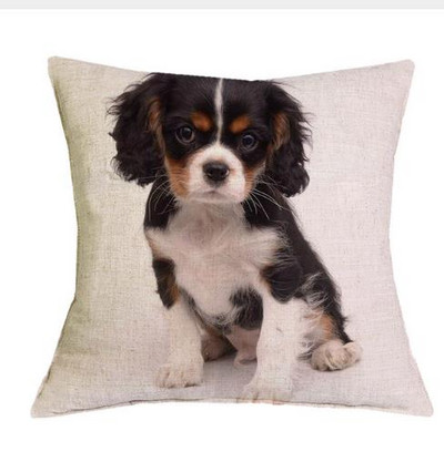 Cavalier King Charles spániel 45x45 cm párnahuzat párnahuzat hálószoba kanapé lakberendezés