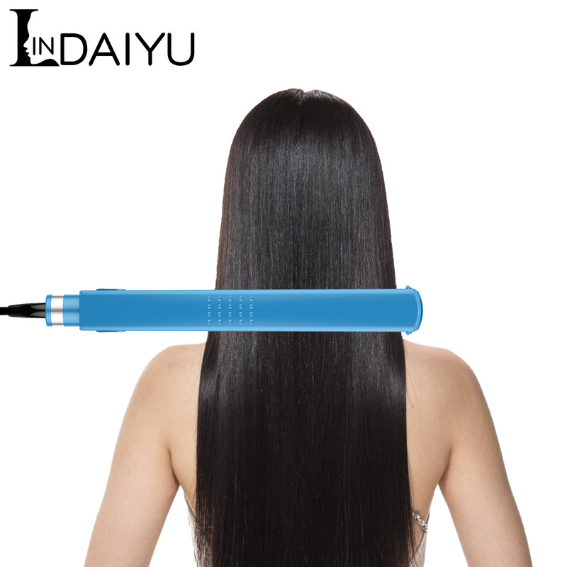 Profesionalus plokščias lygintuvas 11/4 nanotitano 450F temperatūros plaukų tiesintuvas LINDAIYU suktukas LCD ekranas elektriniai formavimo įrankiai