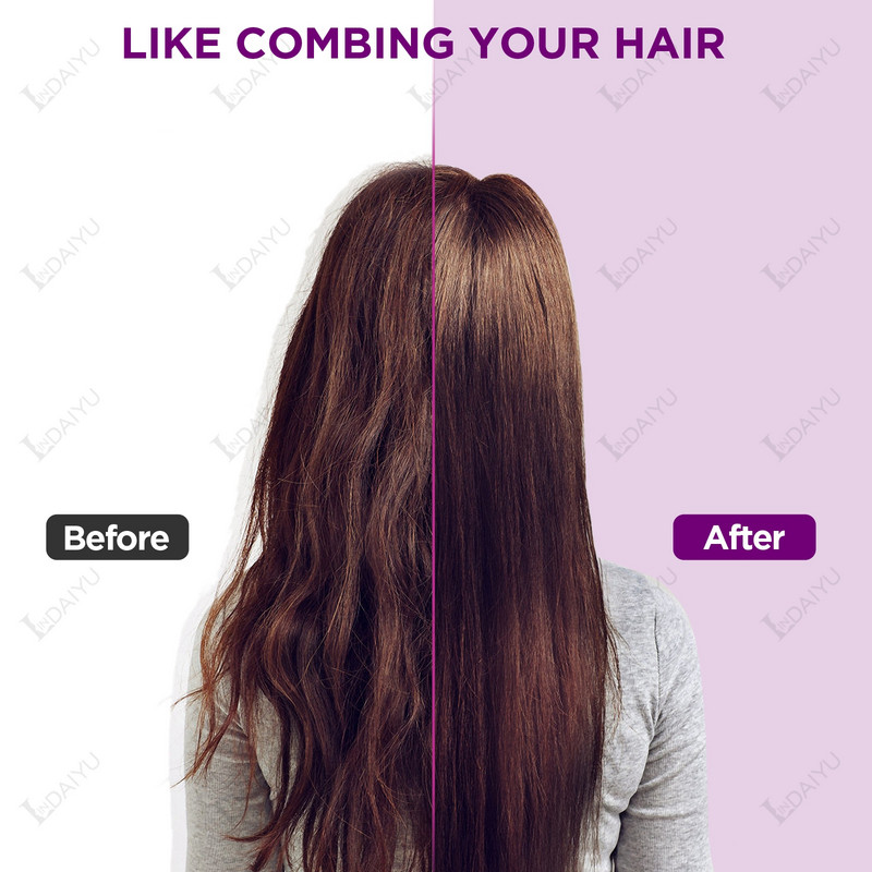 LINDAIYU tiesintuvas plaukų garbanojimo plokščias geležies garbanos elektrinis tiesinimo formavimo įrankis su greitai šildančiu nuo nuplikimo